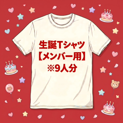 2026/8/8チキータ楠文寧生誕祭Tシャツ【メンバー用】