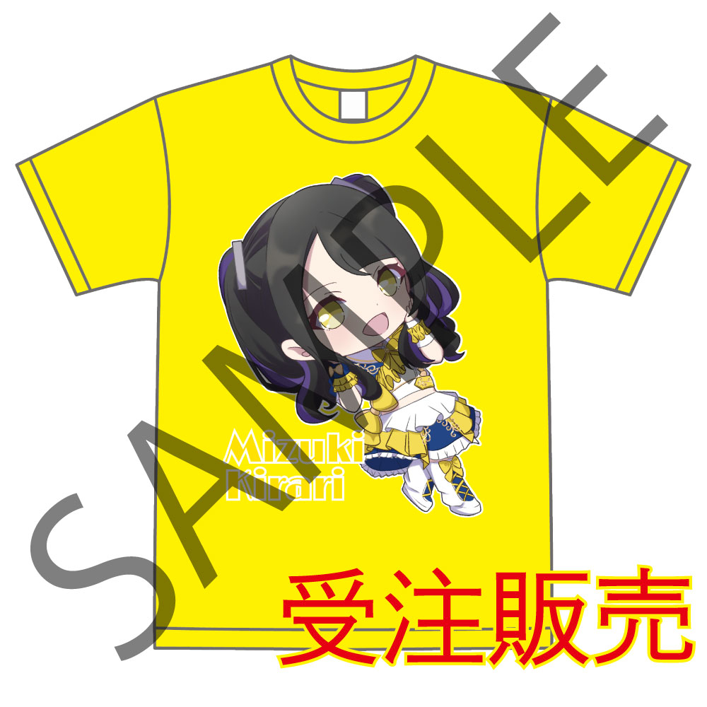 【シアター受取】美月きらりイラストメンバーカラーTシャツ【シンセカイヒーロー】